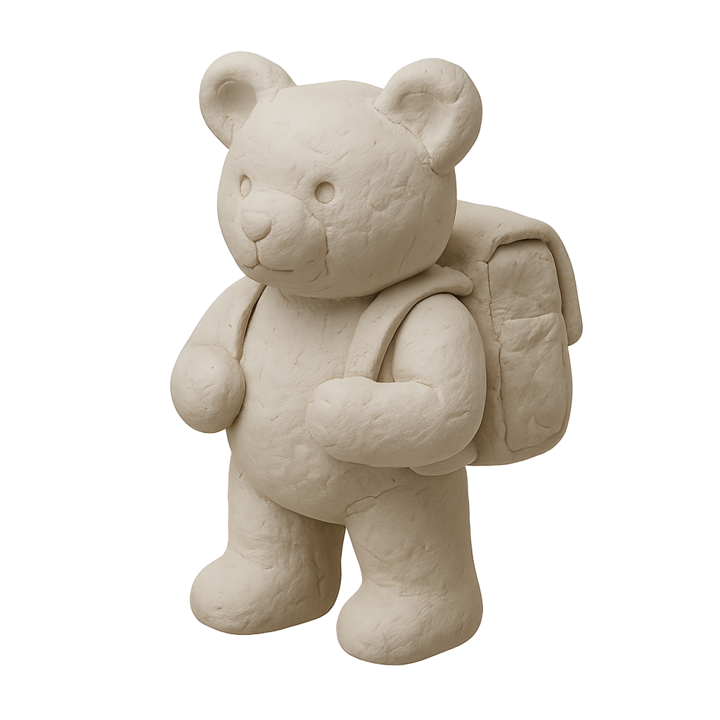Model Backpack - Bear Mascot